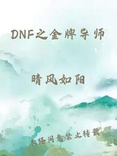 DNF之金牌导师