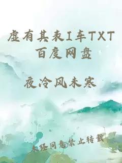 虚有其表I车TXT 百度网盘